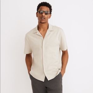 Madewell Knit Easy Short-Sleeve Camp Shirt